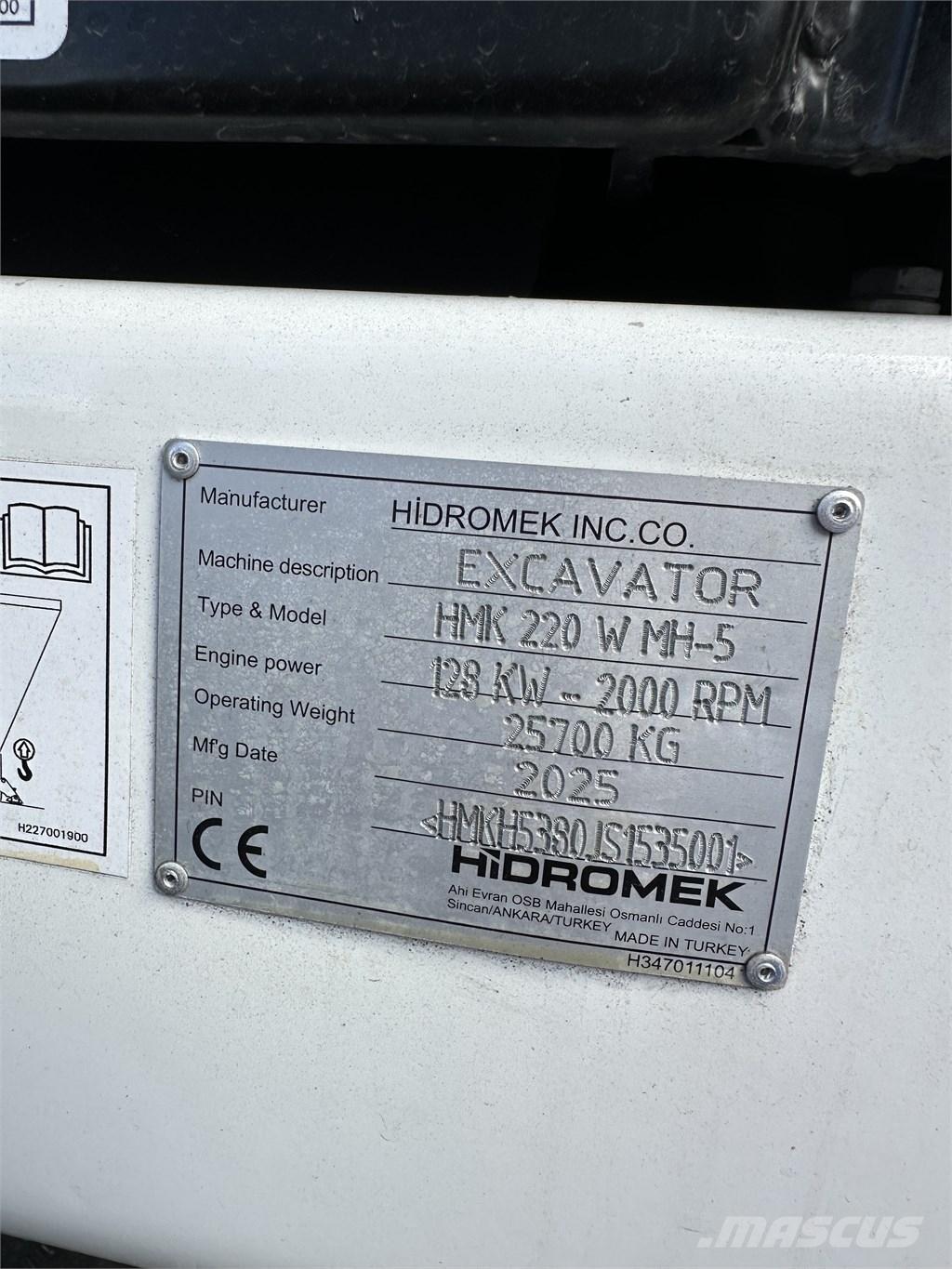 Hidromek 220W MH-5 Waste / Industry Handlers