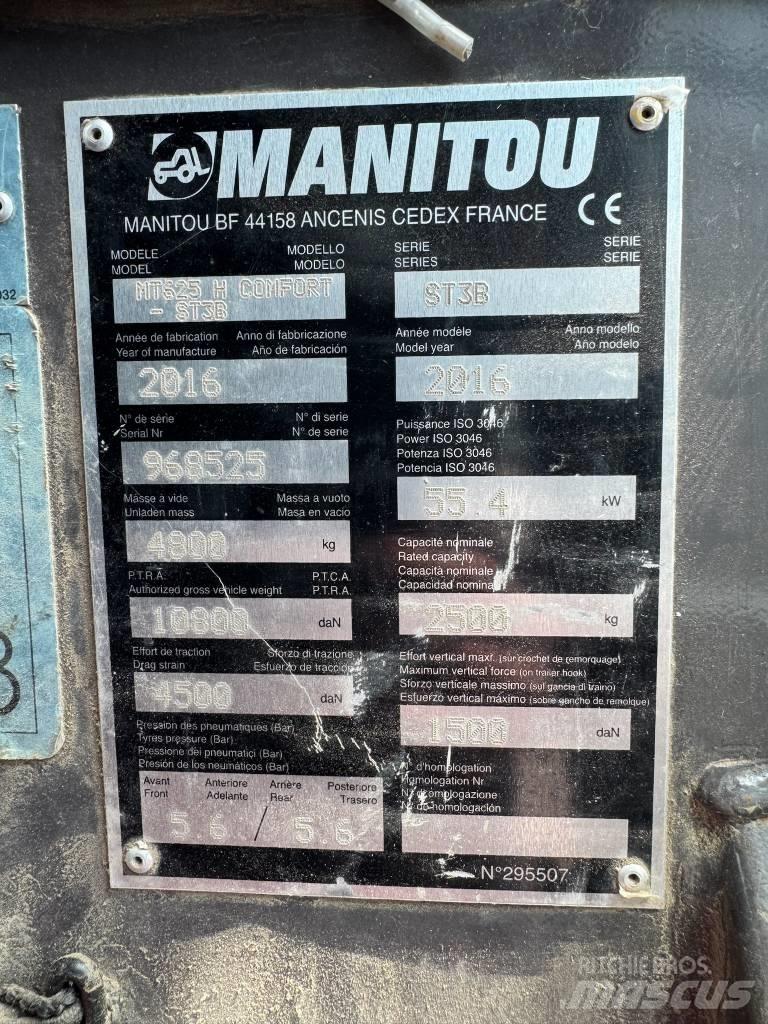 Manitou MT 625 H Telescopic Handlers