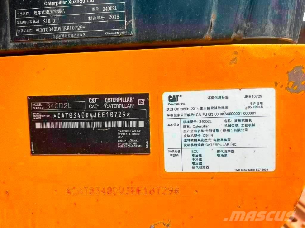 Carter 340D2L Crawler Excavators