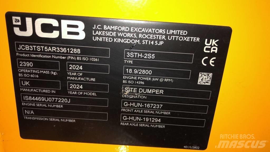 JCB 3STH 2S5 Site Dumpers