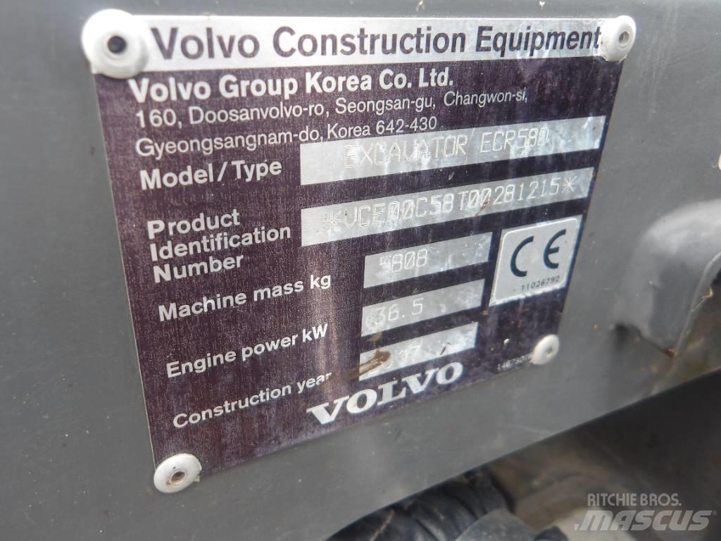 Volvo ECR 58 D Mini Excavators <7t (Mini Diggers)