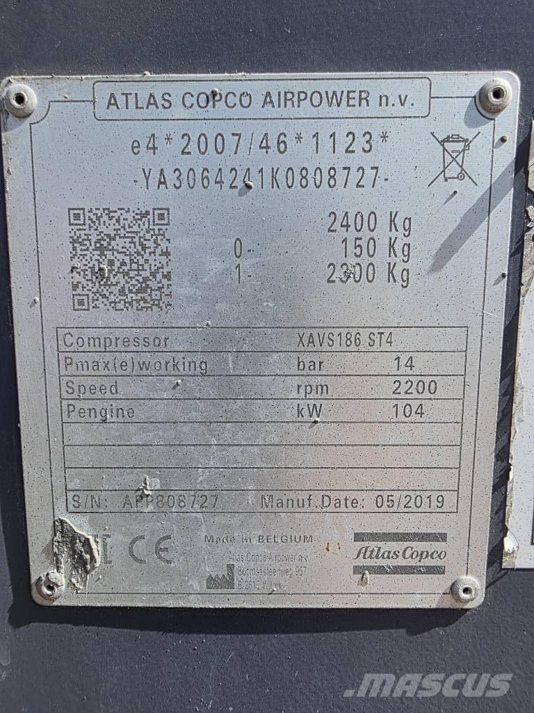 Atlas Copca XAVS186 Air boosters