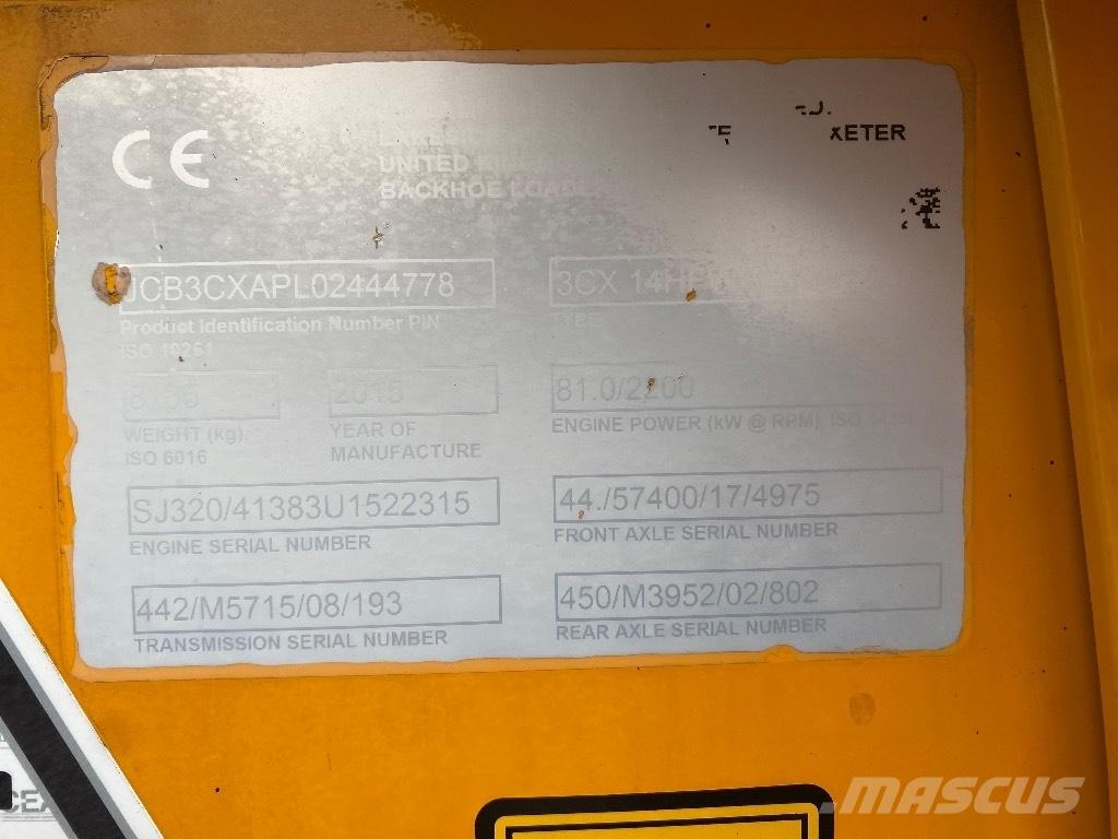 JCB 3 CX Contractor Backhoe Loaders