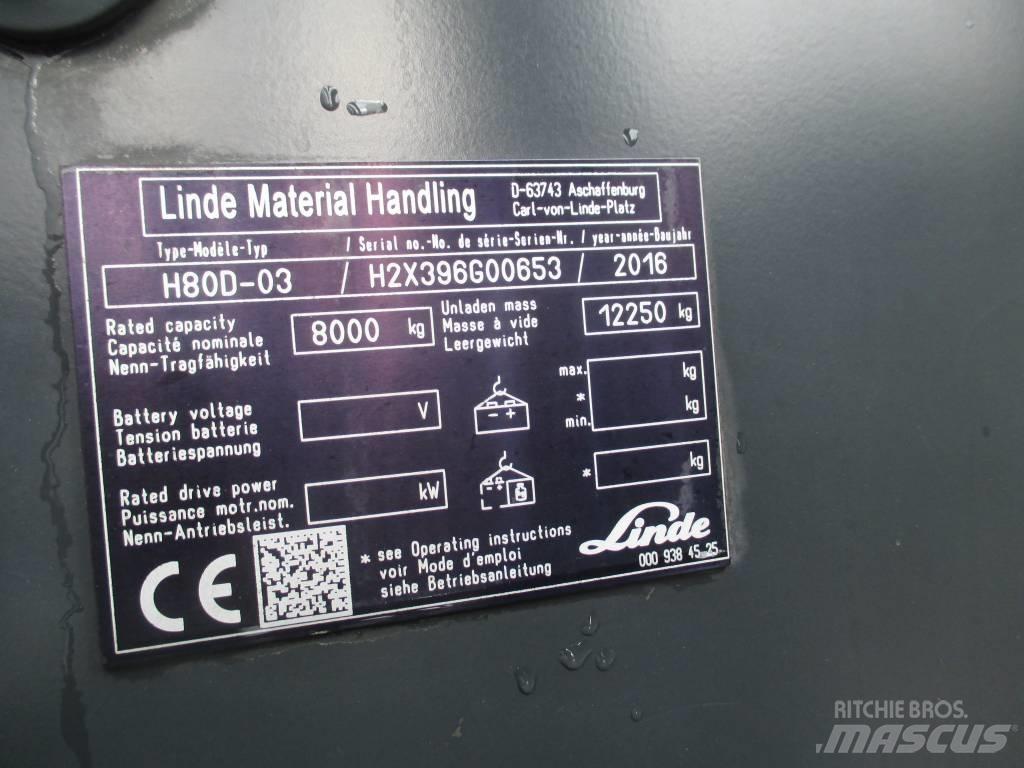Linde H80D Diesel Forklifts