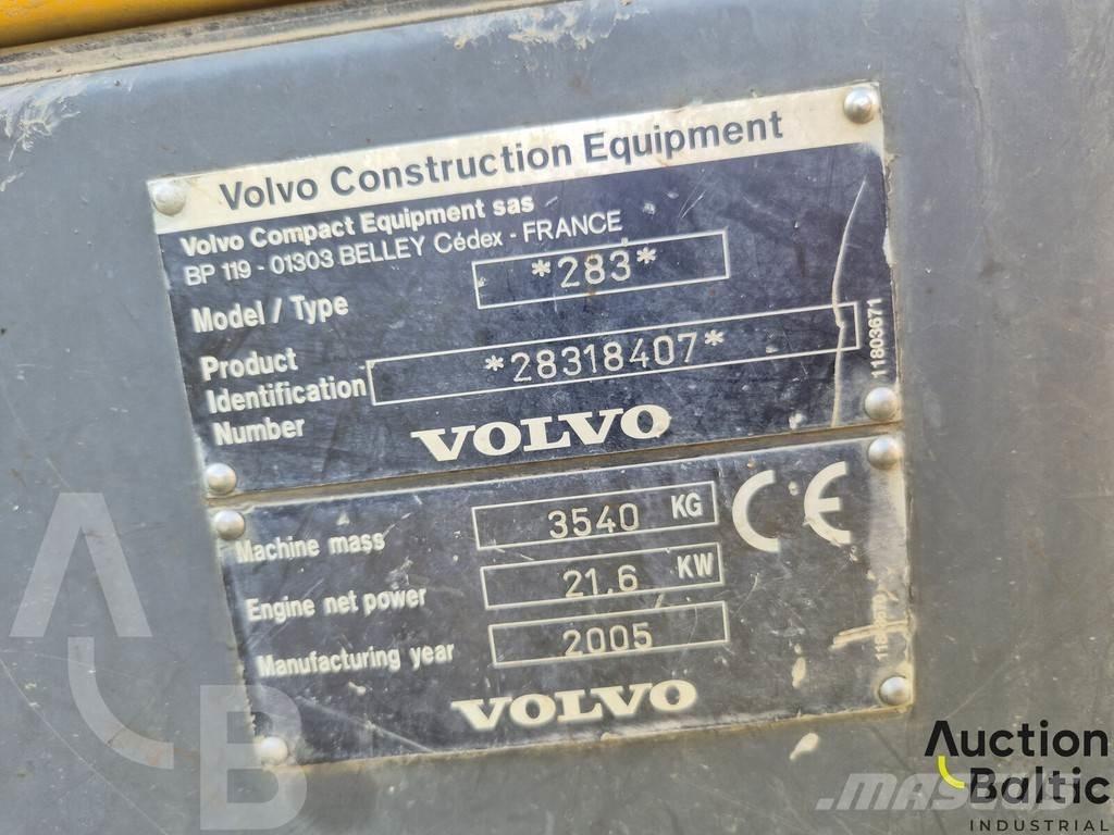 Volvo 283 Mini Excavators <7t (Mini Diggers)