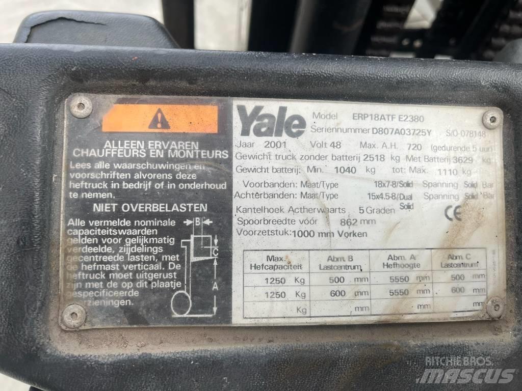 Yale ERP 18 ATF Electric Forklifts
