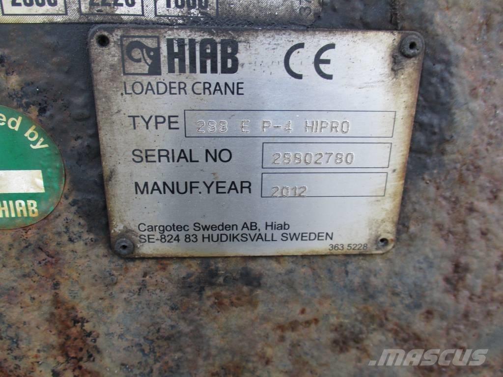 Hiab 288E p-4 Hipro Knuckleboom cranes
