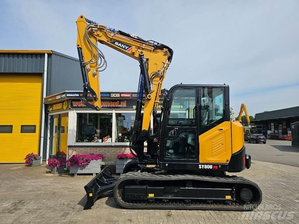 Sany SY80U Mini excavators  7t - 12t