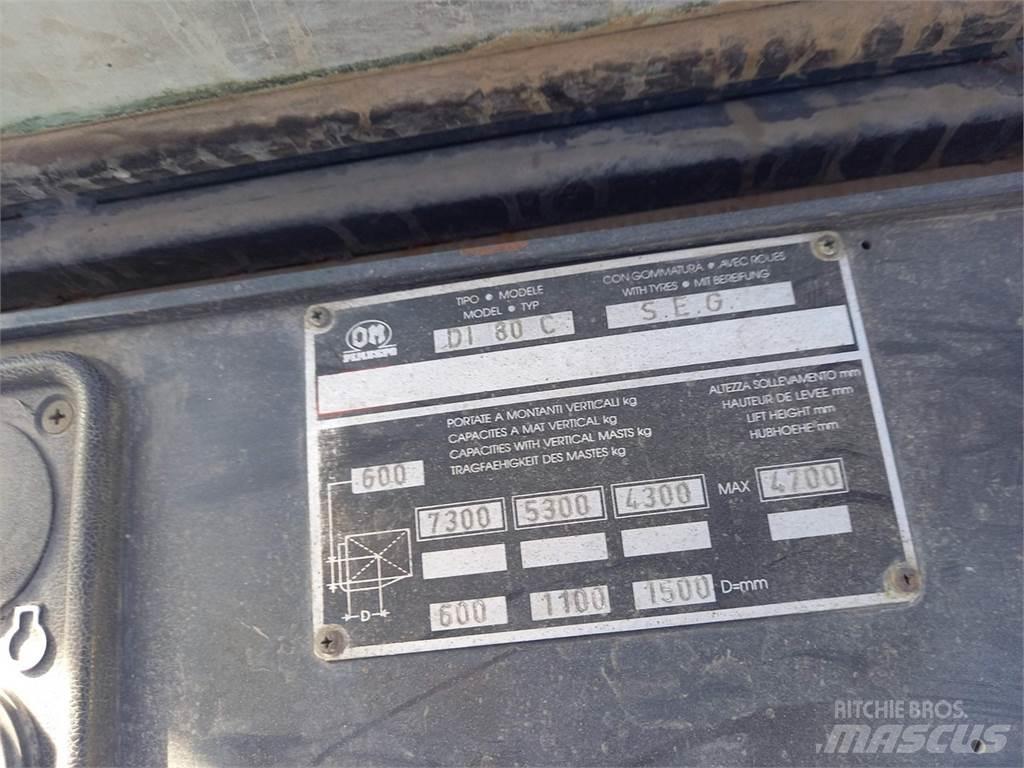 Om-Pimespo DI80C Diesel Forklifts