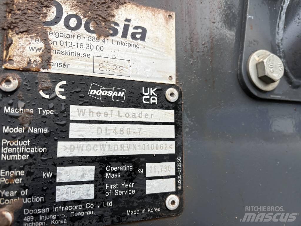Develon DL480-7 Wheel Loaders