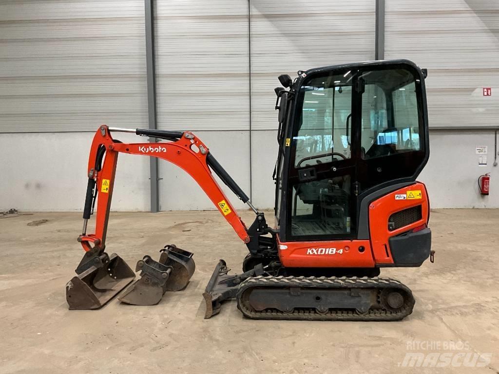 Kubota KX 018-4 Mini Excavators <7t (Mini Diggers)