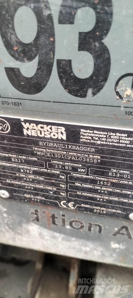Wacker Neuson EZ 17 Mini Excavators <7t (Mini Diggers)