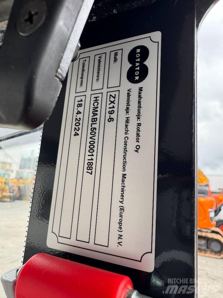 Hitachi ZX 19-6 CR Mini Excavators <7t (Mini Diggers)