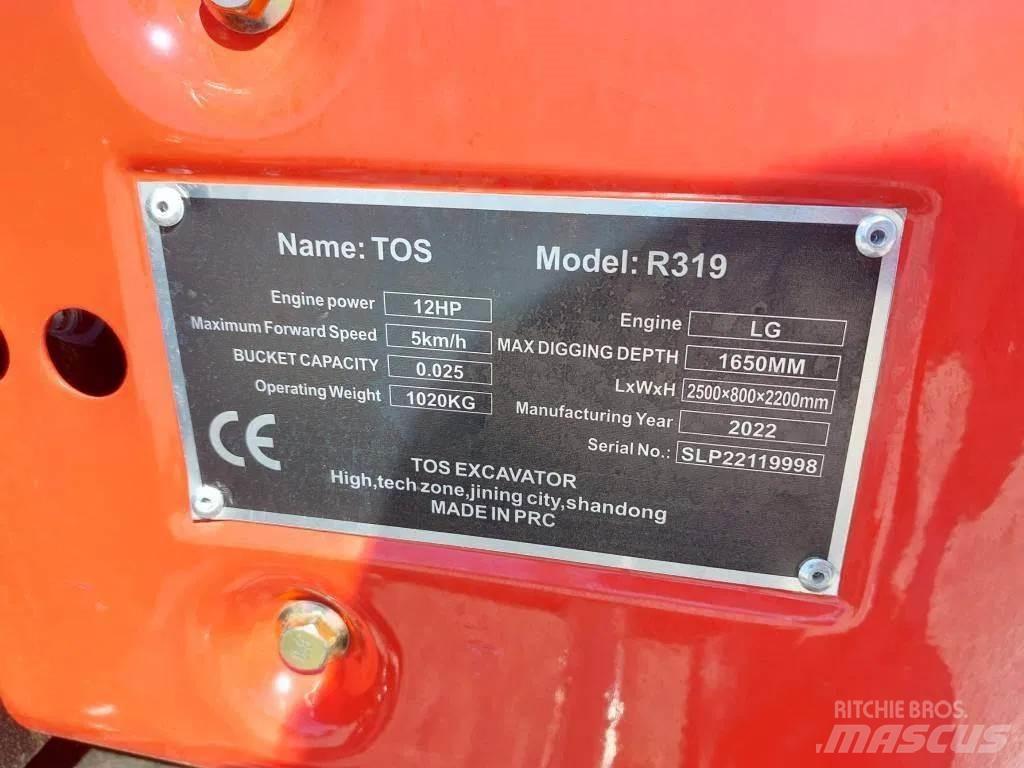 TOS R319 Mini Excavators <7t (Mini Diggers)