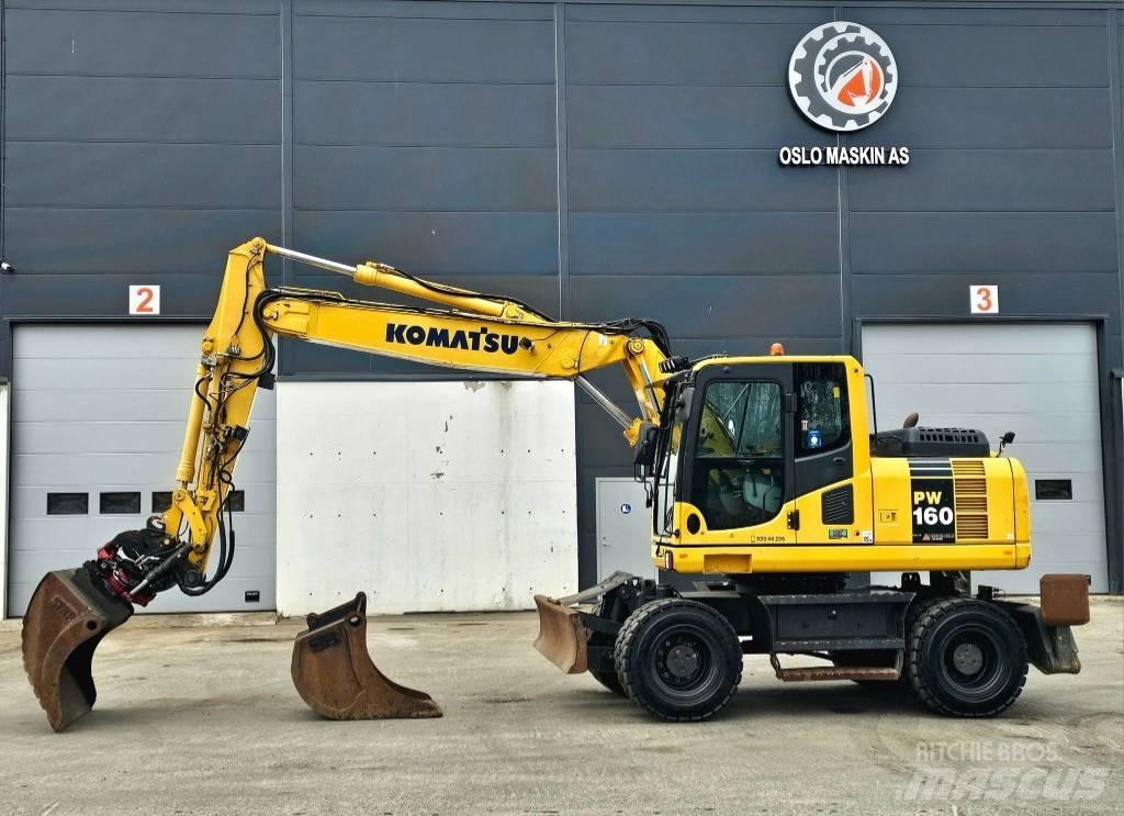 Komatsu pw 160 -8 Wheeled Excavators