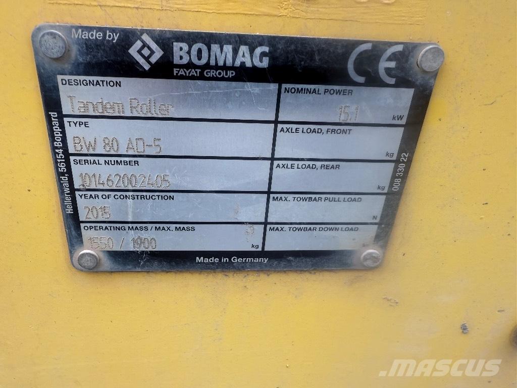 Bomag BW 80 AD-5 Twin drum rollers