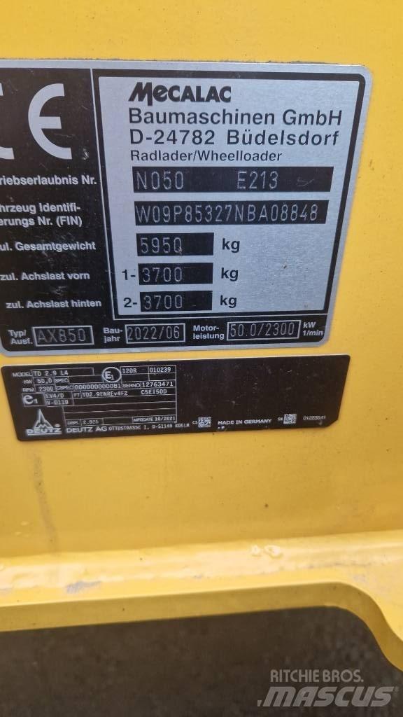 Mecalac AX 850 Wheel Loaders