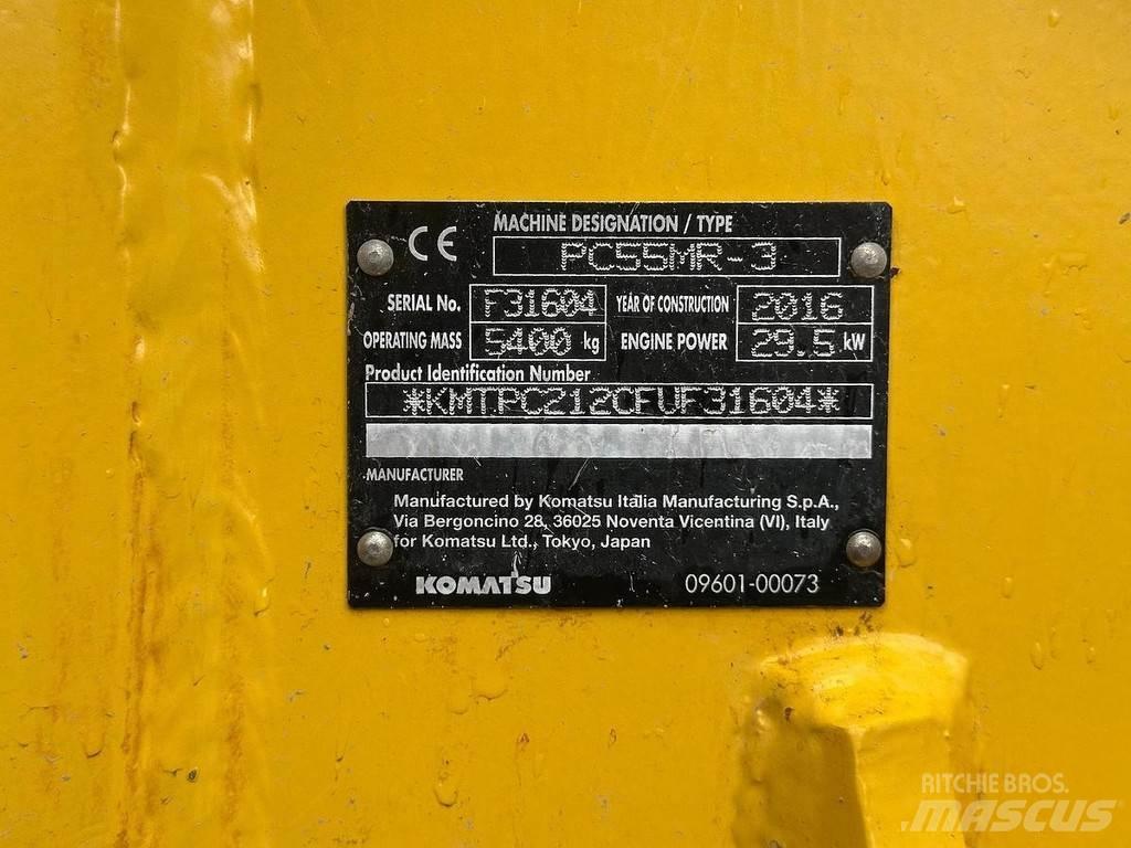 Komatsu PC55-MR3 Mini Excavators <7t (Mini Diggers)