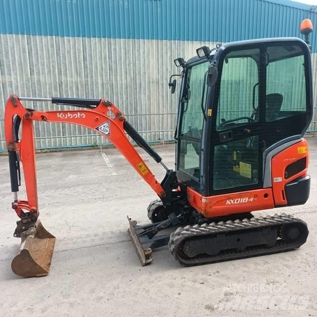 Kubota KX 018-4 Mini Excavators <7t (Mini Diggers)