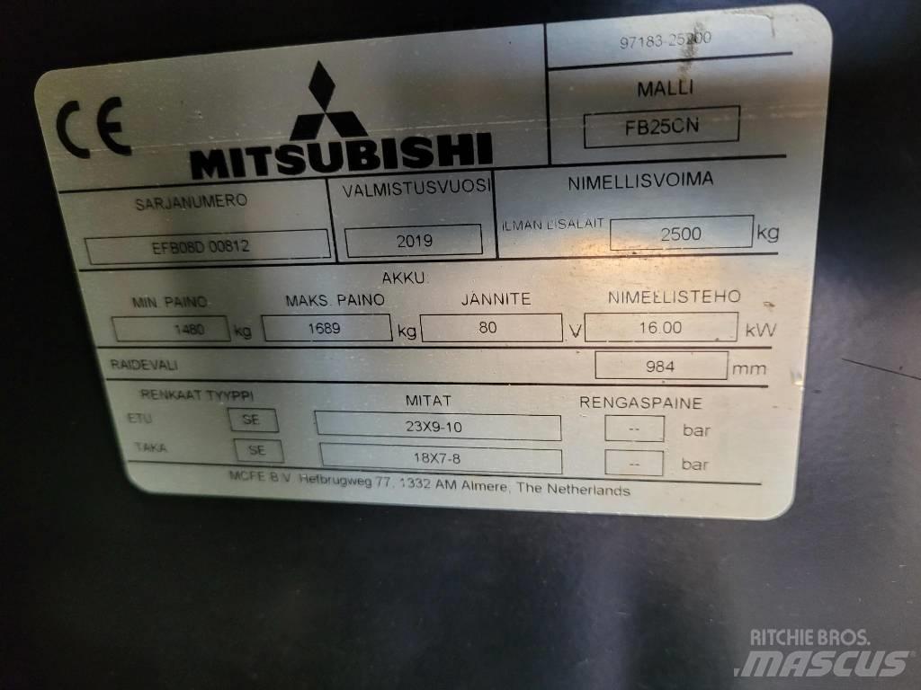 Mitsubishi FB 25 CN Electric Forklifts