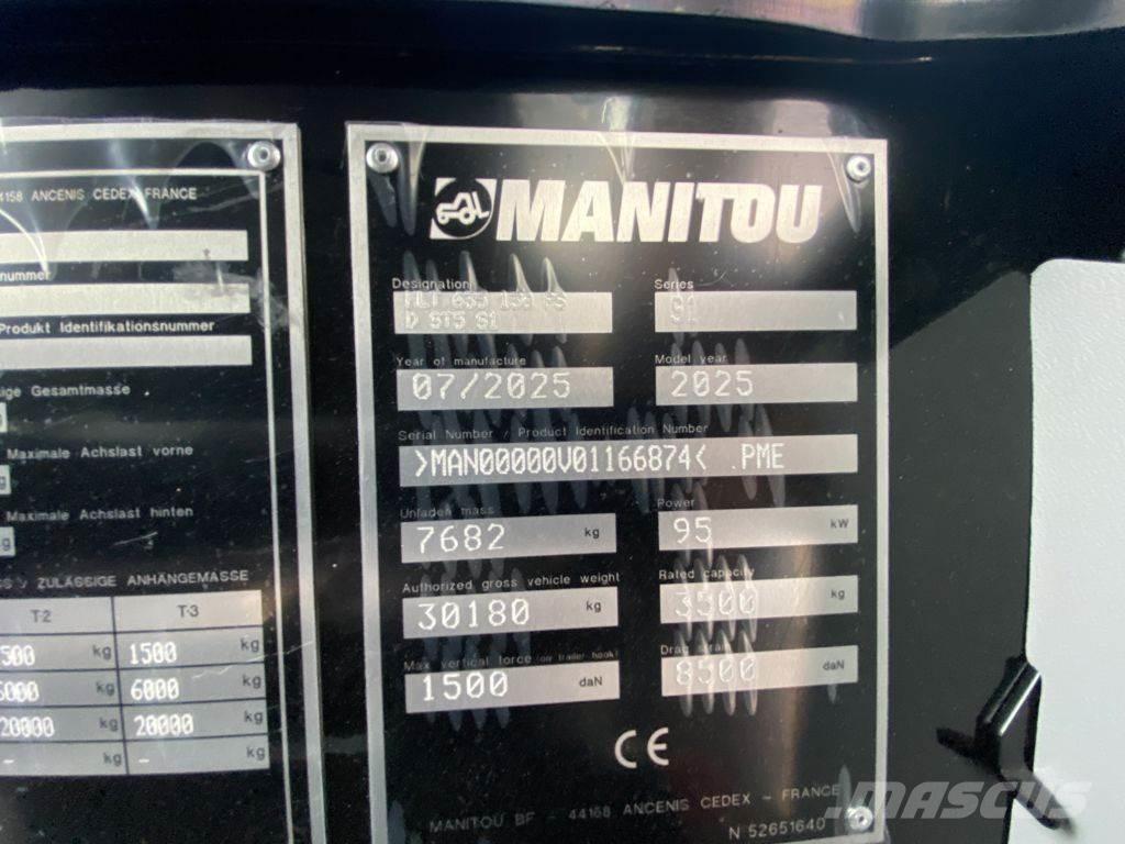 Manitou MLT635 Telescopic Handlers