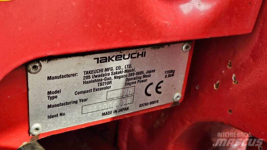 Takeuchi TB 210 R Mini Excavators <7t (Mini Diggers)