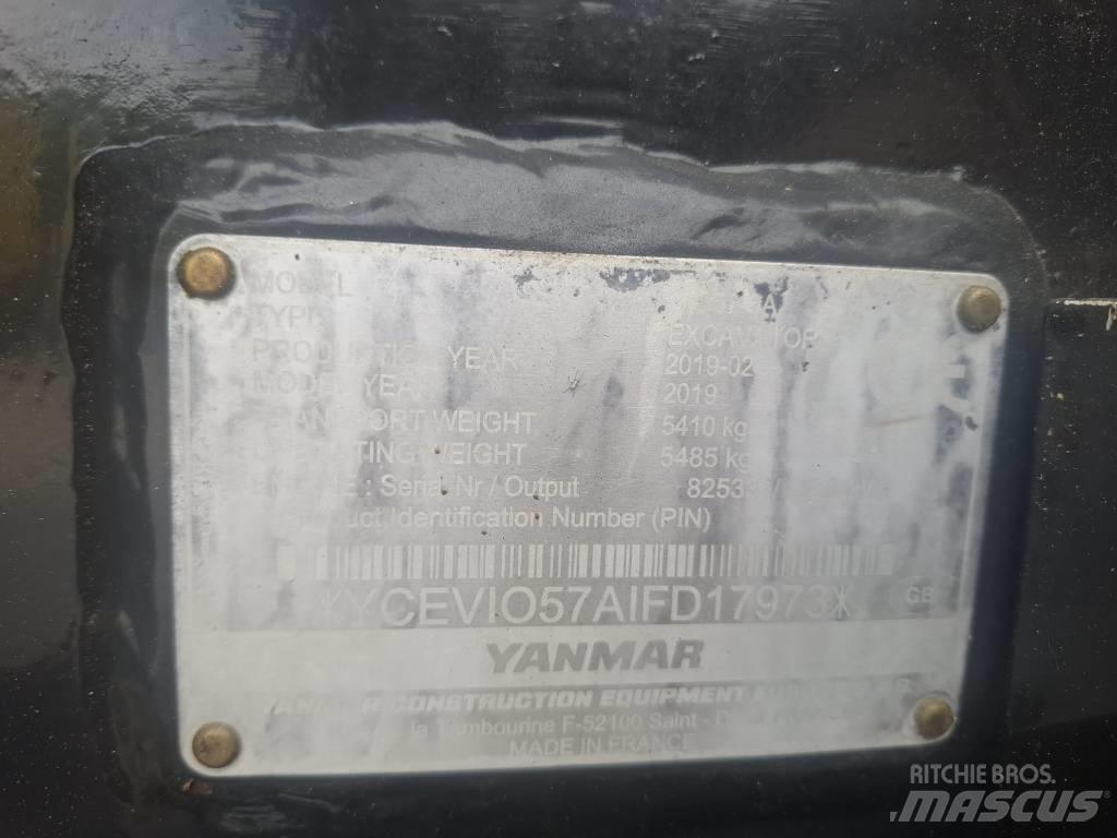 Yanmar Vio 57-6A Mini Excavators <7t (Mini Diggers)