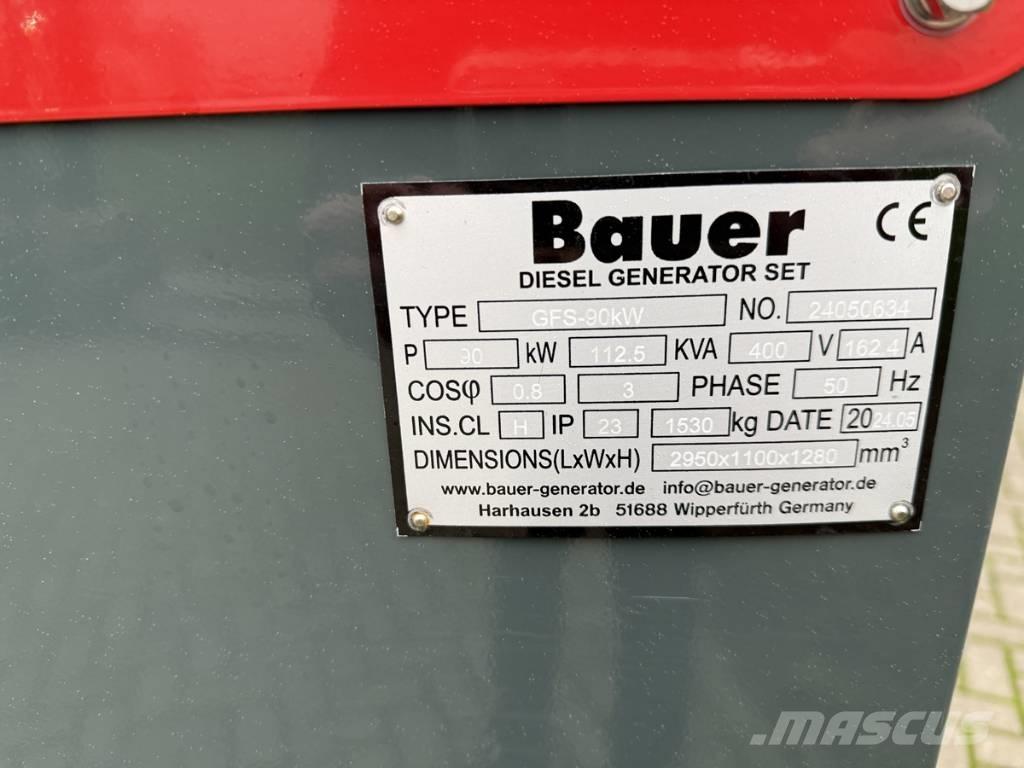 Bauer 124 KVA Diesel Generators