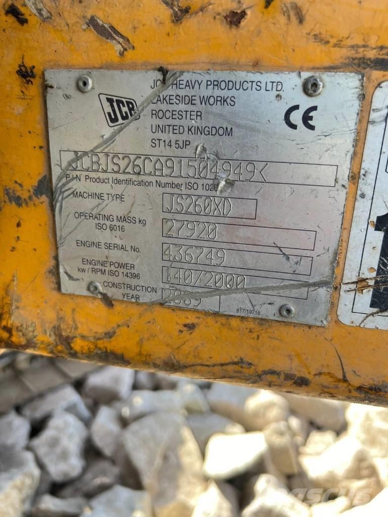 JCB JS 260 XD Tracks, chains and undercarriage