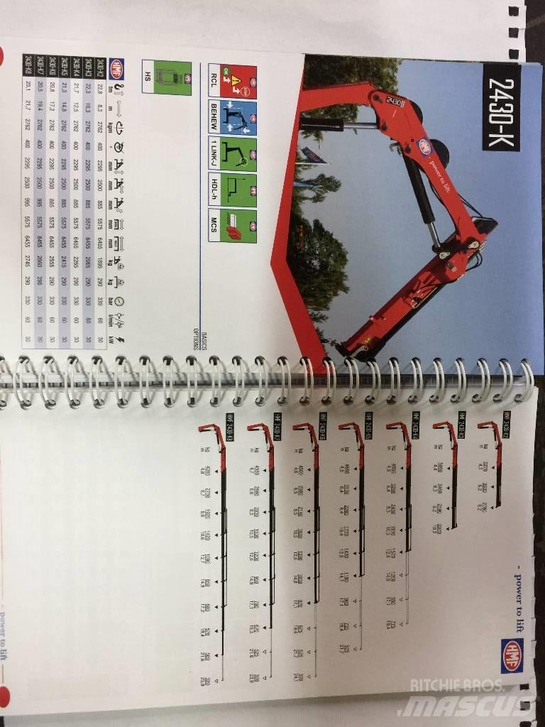 HMF 2420K6RC Knuckleboom cranes