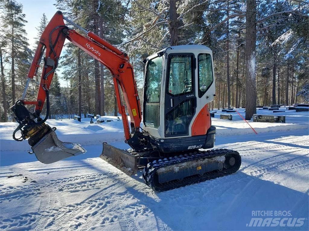 Kubota U25-3 Mini Excavators <7t (Mini Diggers)