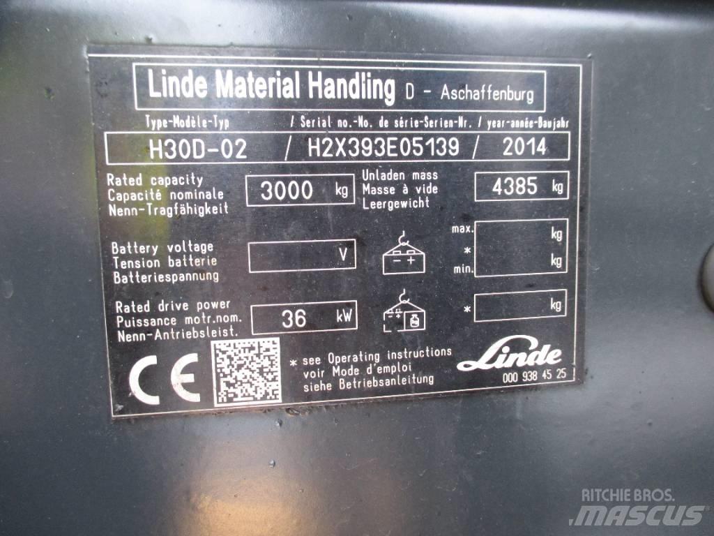Linde H30D Diesel Forklifts
