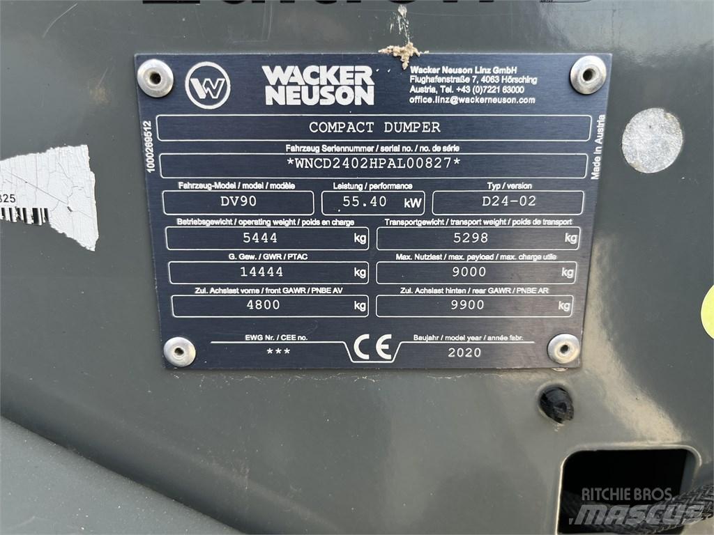 Wacker Neuson DV 90 Rigid dump trucks