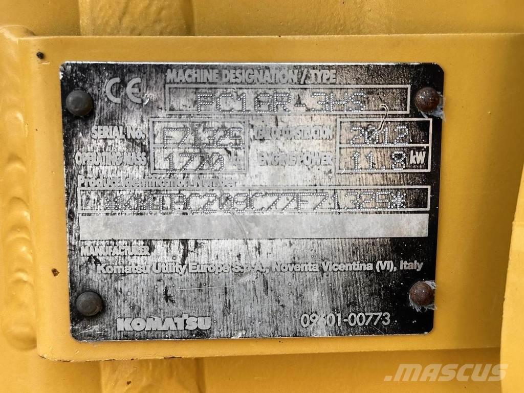 Komatsu PC16R-3HS Mini Excavators <7t (Mini Diggers)