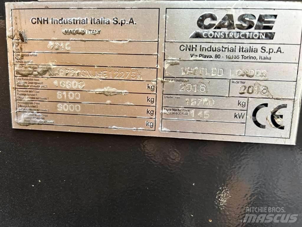 CASE 721G XR Wheel Loaders