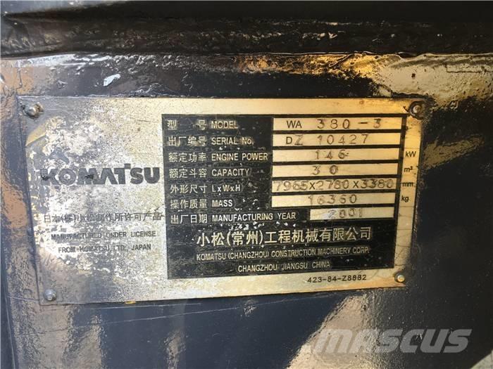 Komatsu WA 380-3 Wheel Loaders
