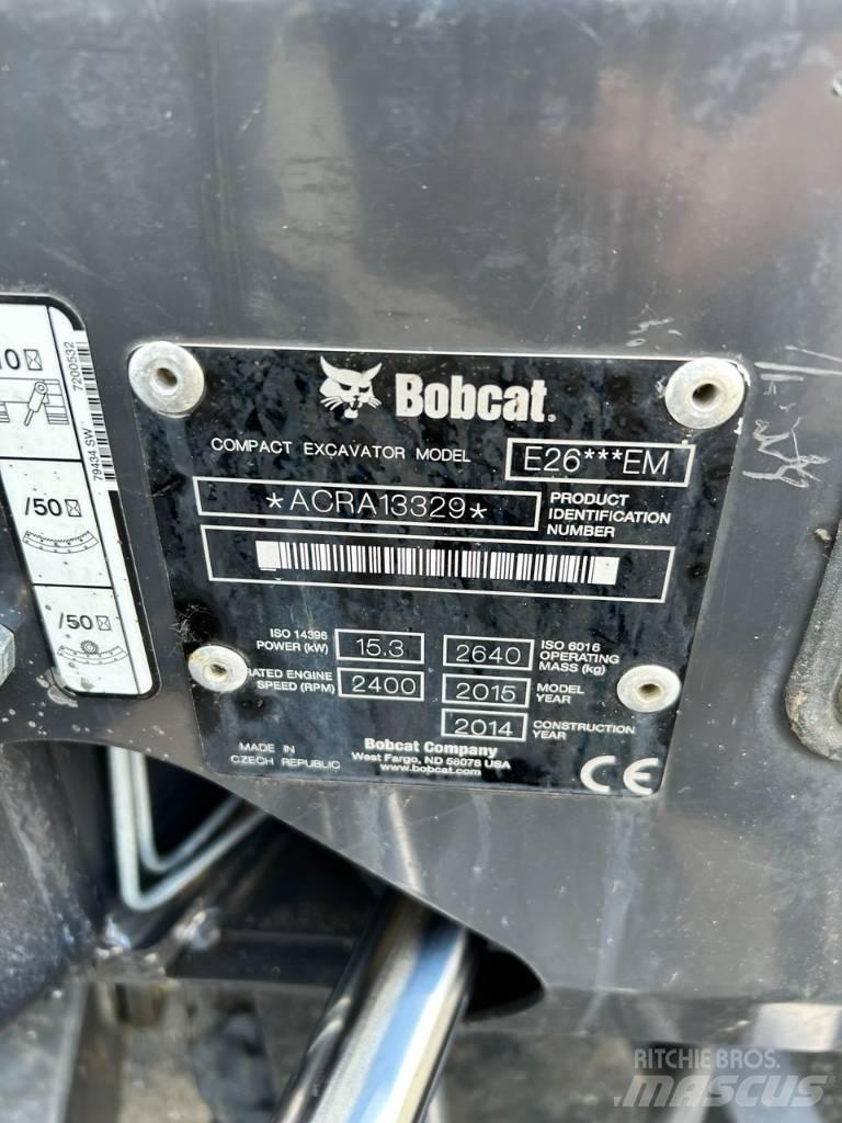 Bobcat E 26 Mini Excavators <7t (Mini Diggers)