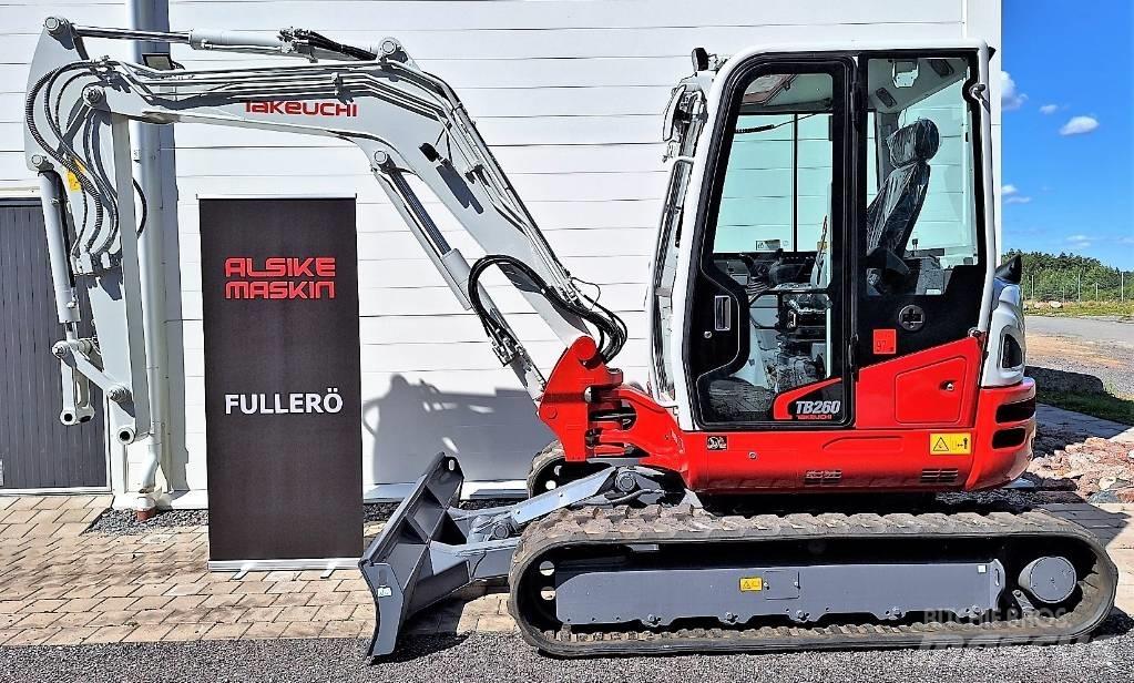 Takeuchi TB260 Mini Excavators <7t (Mini Diggers)
