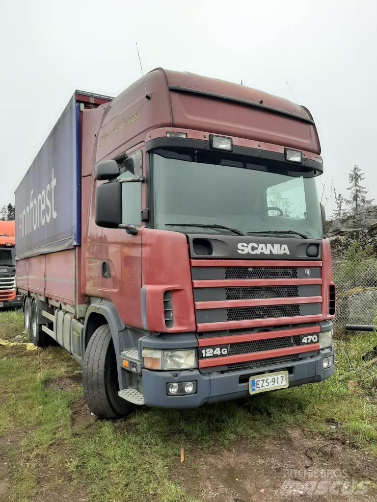Scania R 124 Curtain Side Trucks