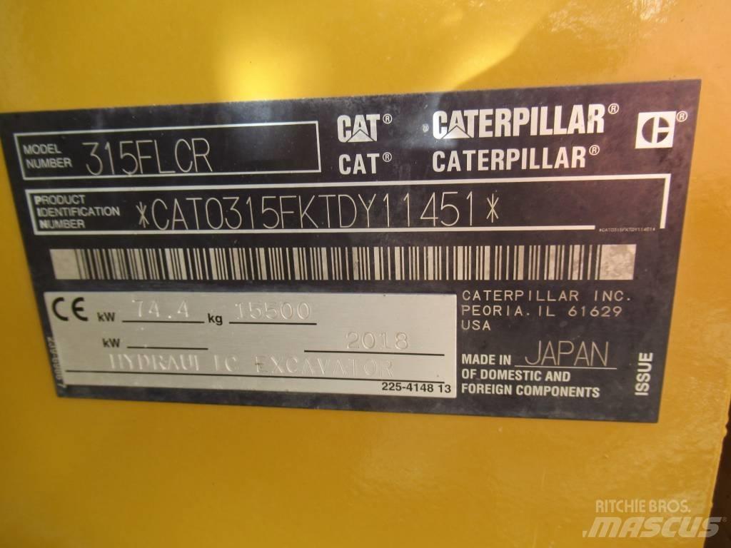 CAT 315F LCR Crawler Excavators