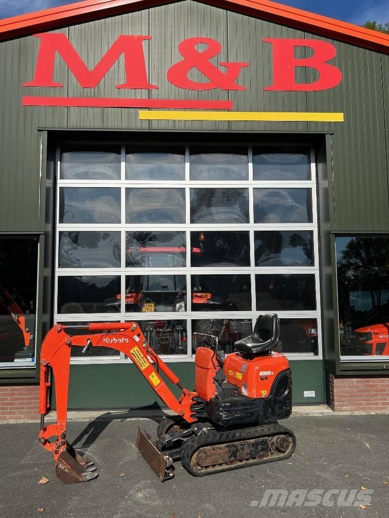 Kubota K 008-3 Mini Excavators <7t (Mini Diggers)