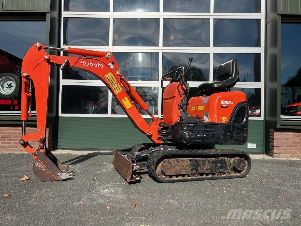 Kubota K 008-3 Mini Excavators <7t (Mini Diggers)