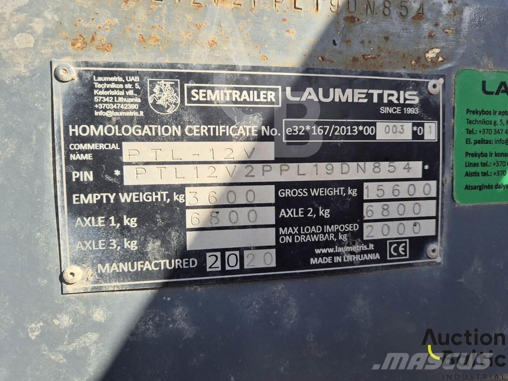 Laumetris PTL-12V Dump Trailers