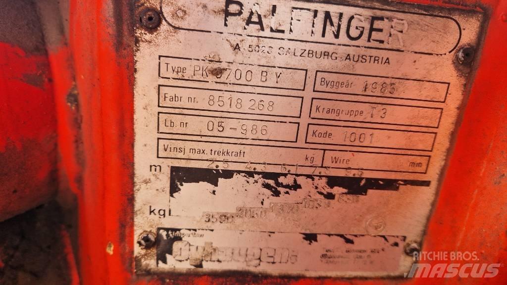 Palfinger PK 9700 Knuckleboom cranes