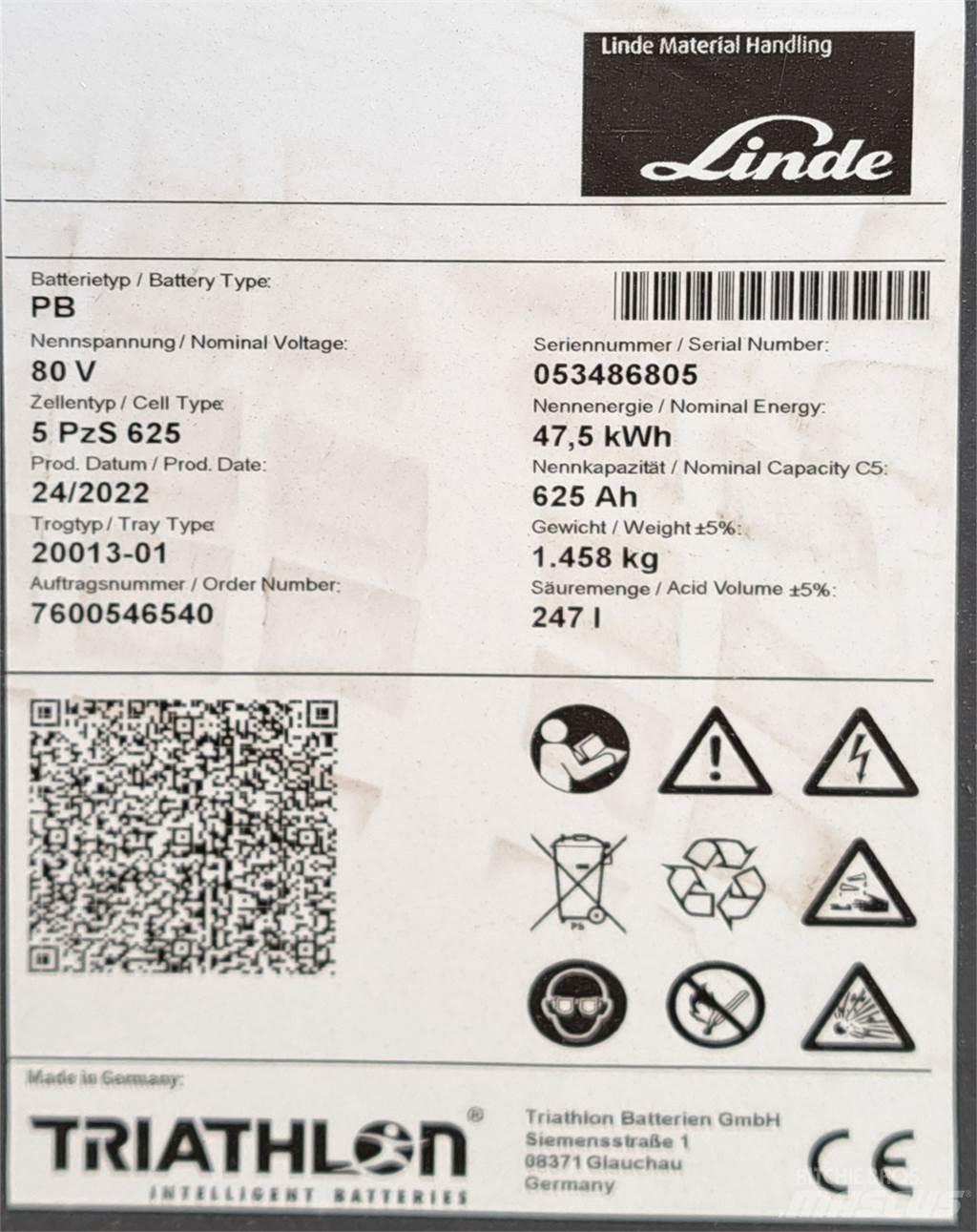 Linde E35L Electric Forklifts