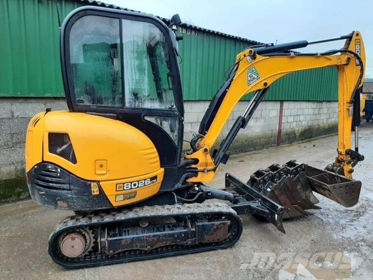 JCB 8026 Mini Excavators <7t (Mini Diggers)
