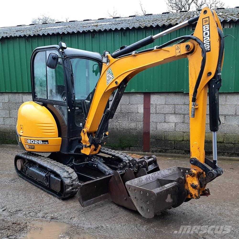 JCB 8026 Mini Excavators <7t (Mini Diggers)