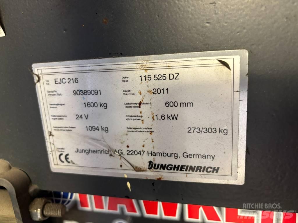 Jungheinrich EJC216 Pedestrian stacker