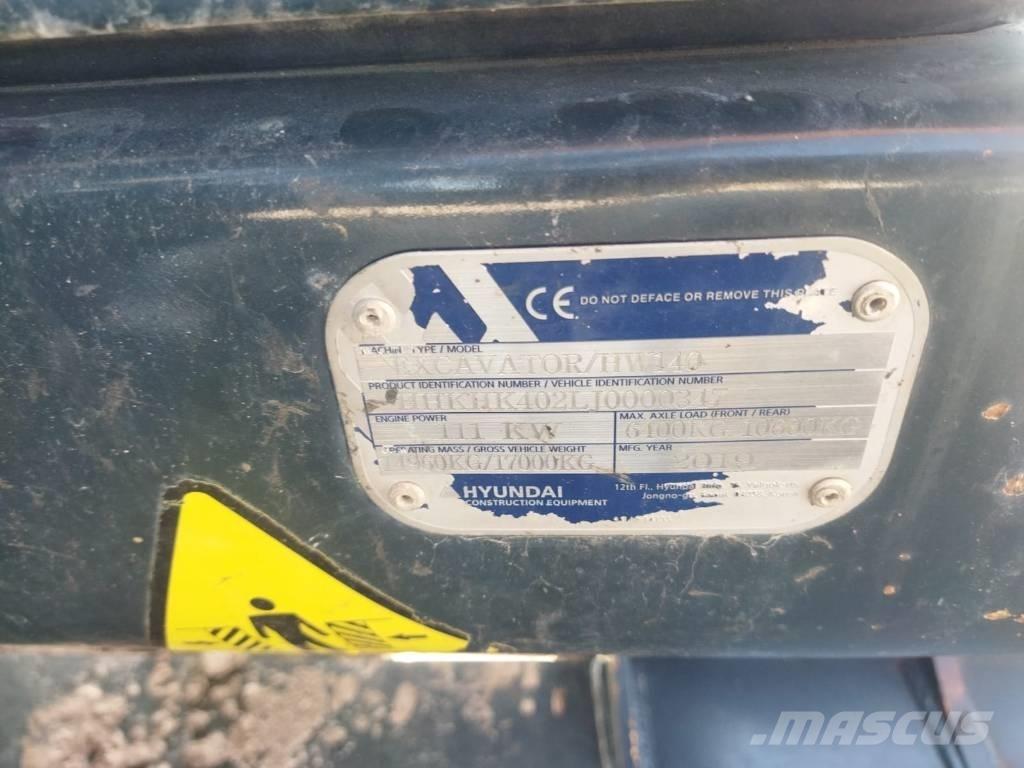 Hyundai HW 140 A Wheeled Excavators