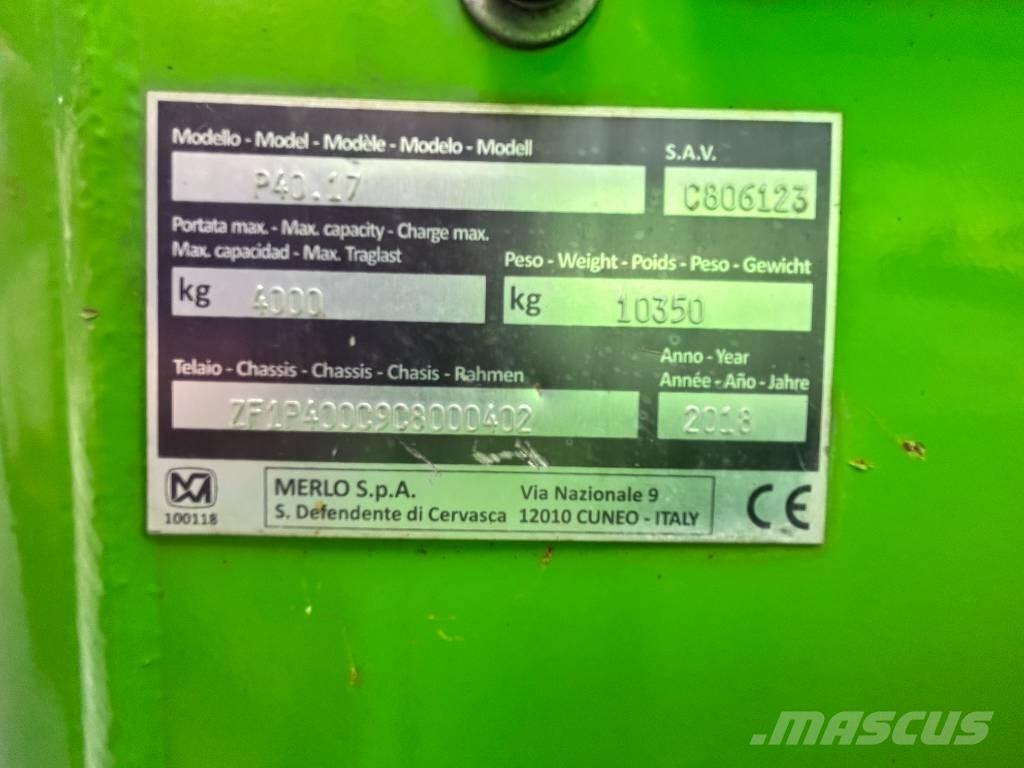 Merlo P 40.17 Telescopic Handlers